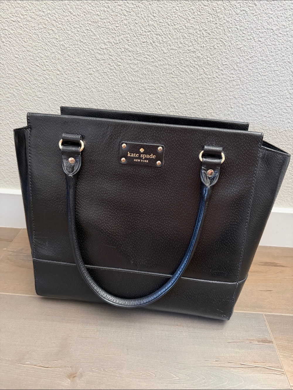 Kate Spade New York Wellesley Large Camryn Satchel Black Handbag
